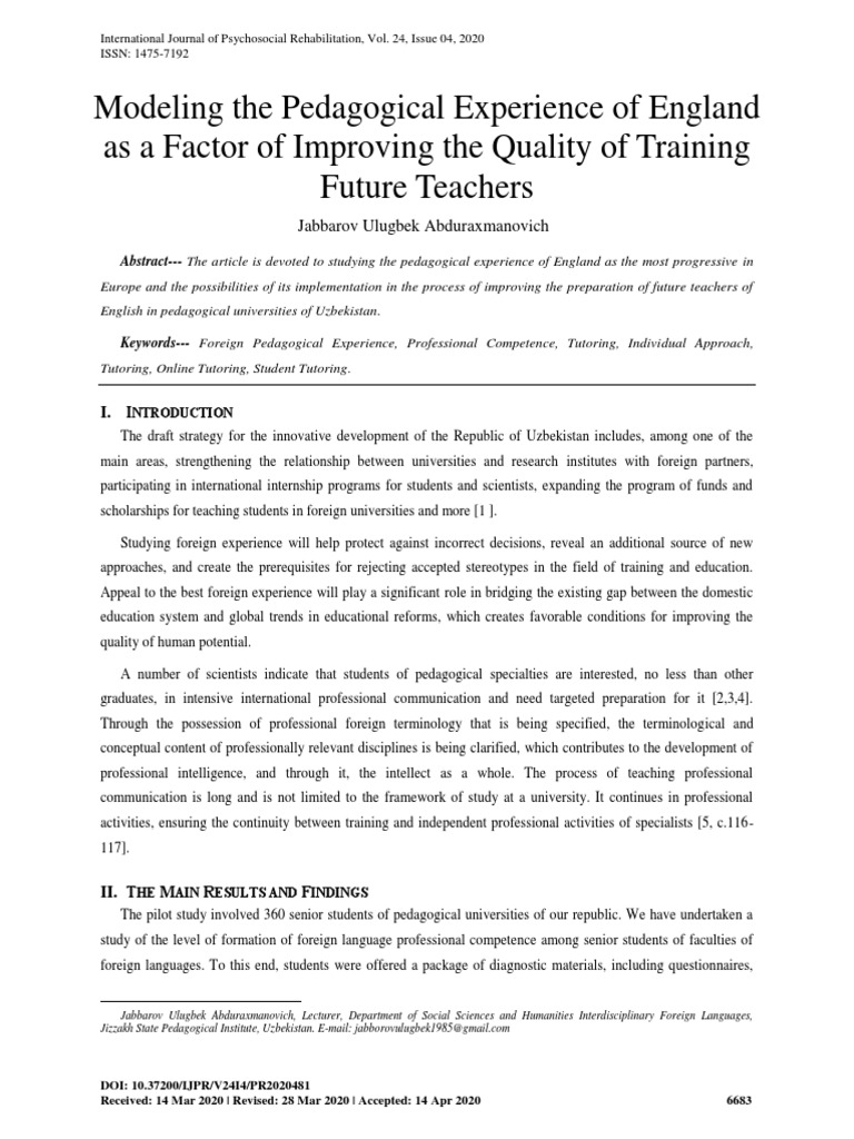 Enhancing Teacher Training via UK Methods | PDF | Pedagogy | Teachers