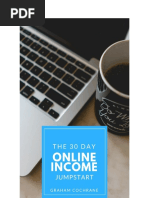 30 Day Online Income Jumpstart Guide 2020