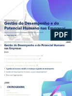 Aula 3 - Gestão de Desempenho e Potencial Humano