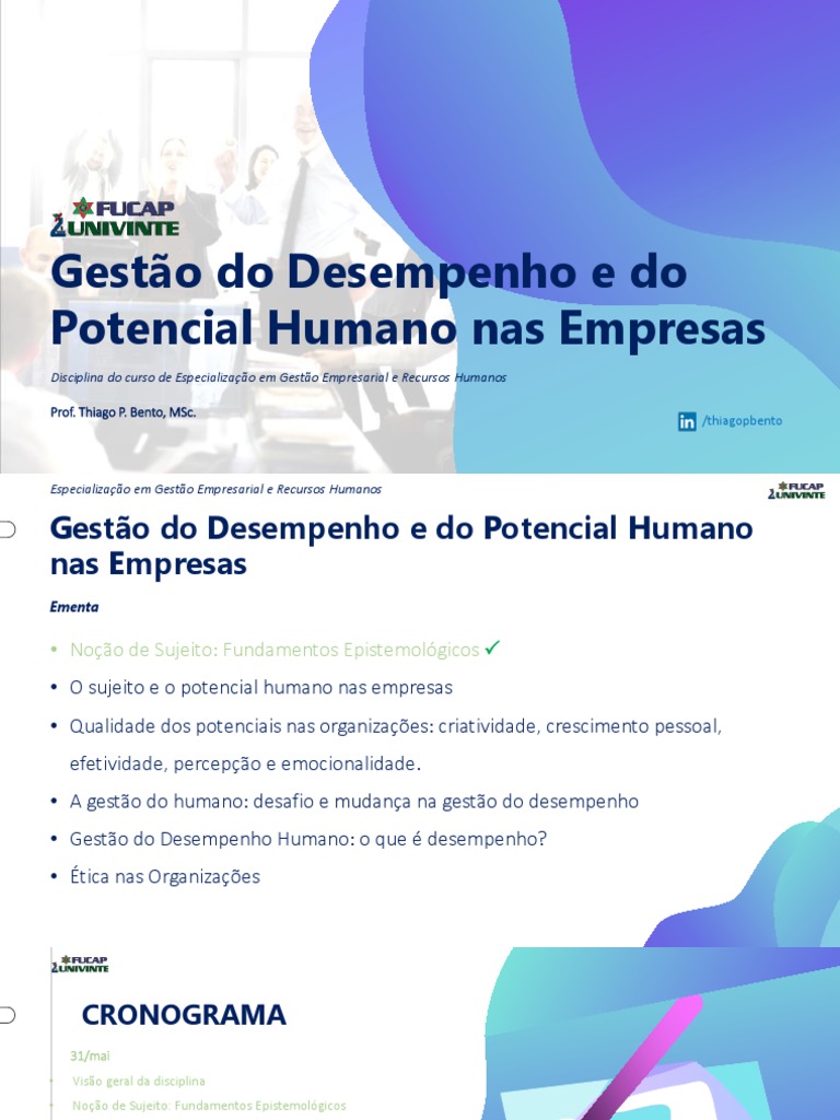 Gestão do Potencial Humano nas Empresas | PDF | Humano | Emoções