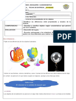 GUIA 5 CIENCIAS NATURALES Propiedades de Los Objetos