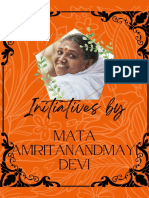 Initiatives by Mata Amritanandmayi Devi