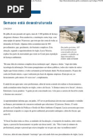 Negócios - Semace está desestruturada