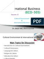 International Business: Dr. RKP/ IMI, Bhubaneswar
