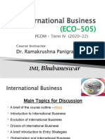 International Business: Bhubaneswar