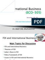 International Business: Dr. RKP/ IMI, Bhubaneswar