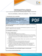 Guía de Actividades y Rúbrica de Evaluación - Unidad 2 - Fase 3 - Análisis