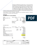 Costo importación materia prima industrial