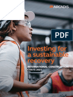 Investing For A Sustainable Recovery: International Construction COSTS 2021
