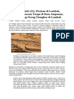 Sejarah Lombok Pecinan Di Lombok