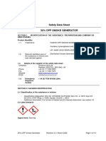 Safety Data Sheet 30% Opp Smoke Generator: WWW - Octaviushunt.co - Uk