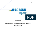 BRAC Bank Training Development Process