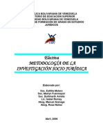 Electiva - Metodología de la Investigación Socio Jurídica
