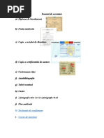 Dosarul de recrutare