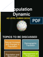 Population Dynamic: As Level Human Geography