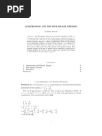 Waring's Problem & Lagrange's Four-Square Theorem