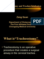 Tracheostomy and Trachea Intubation