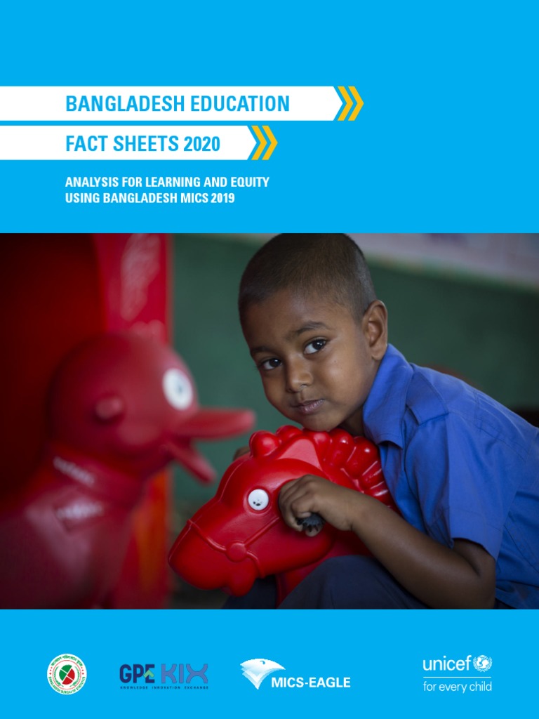 Bangladesh Education Fact Sheets - V7 | PDF | Literacy | Early ...