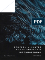 F Redfern y Hunter Sobre Arbitraje Internacional