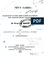 Paul Morphy_ J Loewenthal - Morphy's Games _ a Selection of the Best Games Played by the Distinguished Champion in Europe and America (1860, [s.n.] ) - Libgen.lc