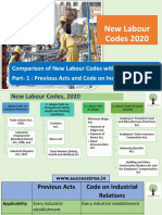 1 Comparing previous act with New labour codes