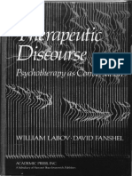William Labov, David Fanshel - Therapeutic Discourse. Psychotherapy As Conversation-Academic Press (1977)