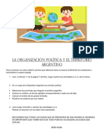 La Organizacion Politica y El Territorio Argentino