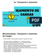 DDS - Movimentação, Transporte e Içamento de Cargas