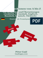 Alle Präpositionen von A bis Z mit Beispielen und Übersetzungen (Arabisch, Chinesisch, Englisch, Russisch, Spanisch, Türkisch). Deutsch als Fremdsprache ( PDFDrive )