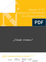 Semana 7 - Enfoque de COMUNIDAD de La Responsabilidad Social