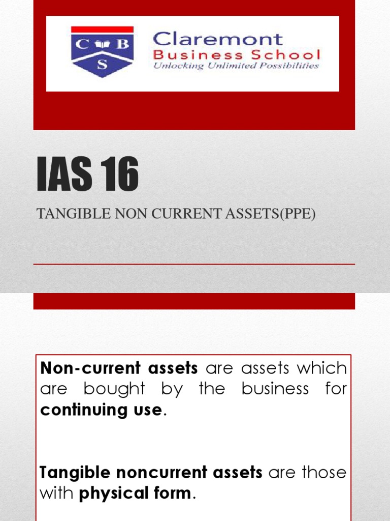 LCTR 5 - Tangible Non Current Assets f3 2 | PDF | Depreciation | Expense