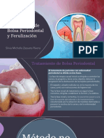 tratamiento de bolsa periodontal y ferulizacion 