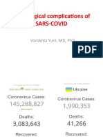 Neurological Complications of Sars-Covid: Vorokhta Yurii. MD, PHD