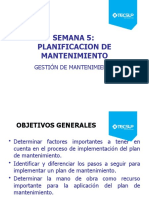 Semana 5 Planificacion de Mantenimiento