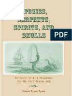 Sherrie Lynne Lyons, Species, Serpents, Spirits, And Skulls. Science at The Margins in the Victorian Age