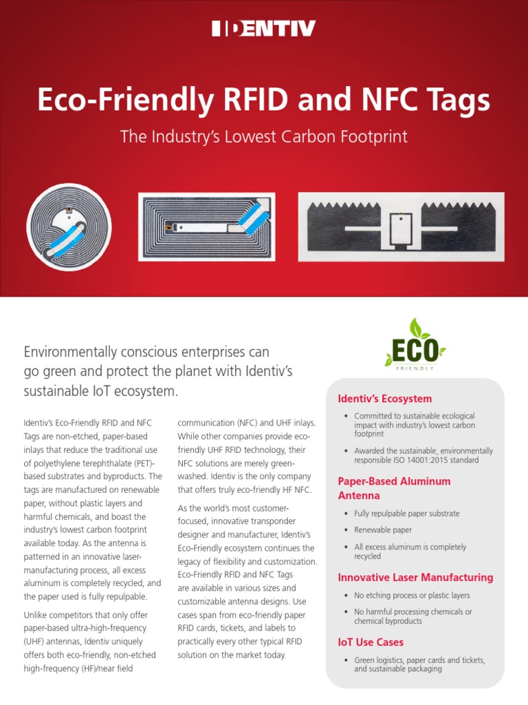 Eco-Friendly RFID and NFC Tags: The Industry's Lowest Carbon Footprint ...