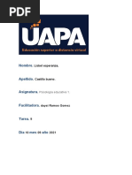 Psicologia Educativa Tarea 9