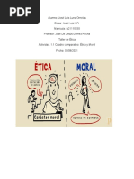 Cuadro Comparativo Etica y Moral