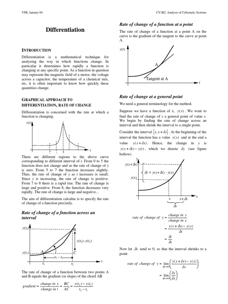 Understanding Differentiation Techniques | PDF