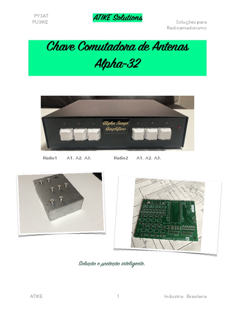 Manual - Chave De Antenas | PDF | Antena (Rádio) | Radioamadorismo
