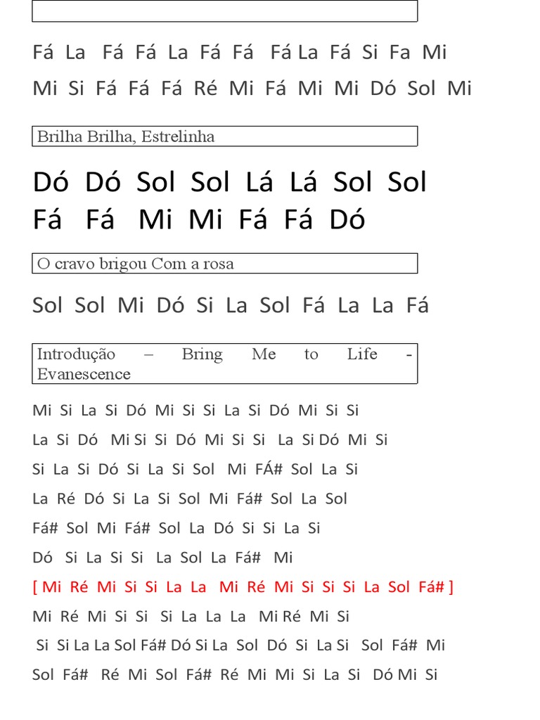 Cifras Melodicas PDF