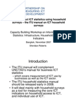 How To Collect ICT Statistics Using Household Surveys - The ITU Manual On ICT Household Surveys