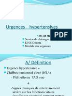 Cours de Les Urgences Hypertensives PDF