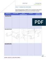 Narración: Tema 7. Formas Del Discurso