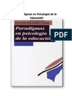 Paradigmas en Psicologia de La Educacion