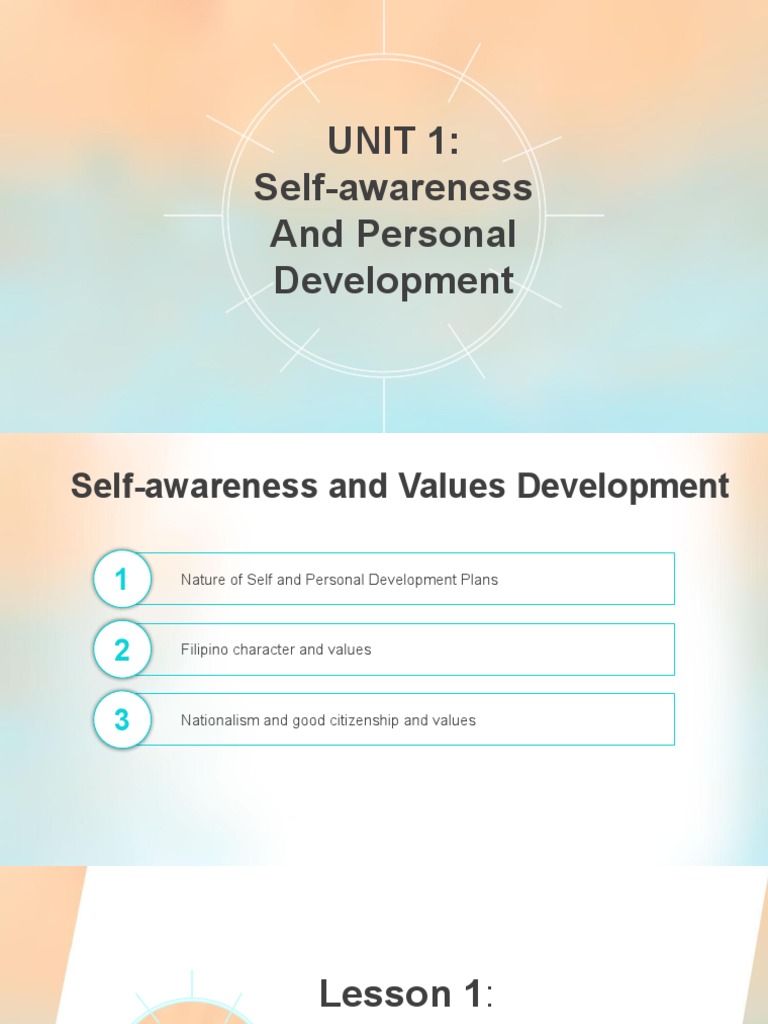 Self-Awareness in Personal Development | PDF | Behavior | Attitude ...