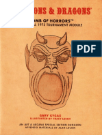 Tomb of Horrors - Original 1975 Tournament Module