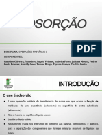 Adsorção Seminário 2018.1