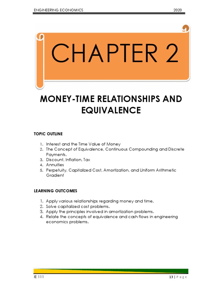 Lesson 1 interest and time value of money ie 112 pdf interest