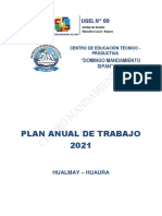 Plan Anual de Trabajo 2021 Cetpro Dms